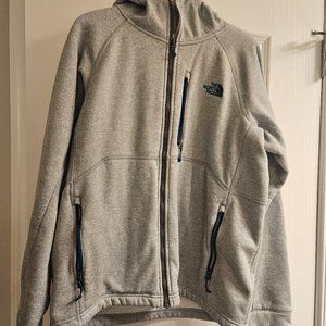 Men's The North Face gray full zip hoodie